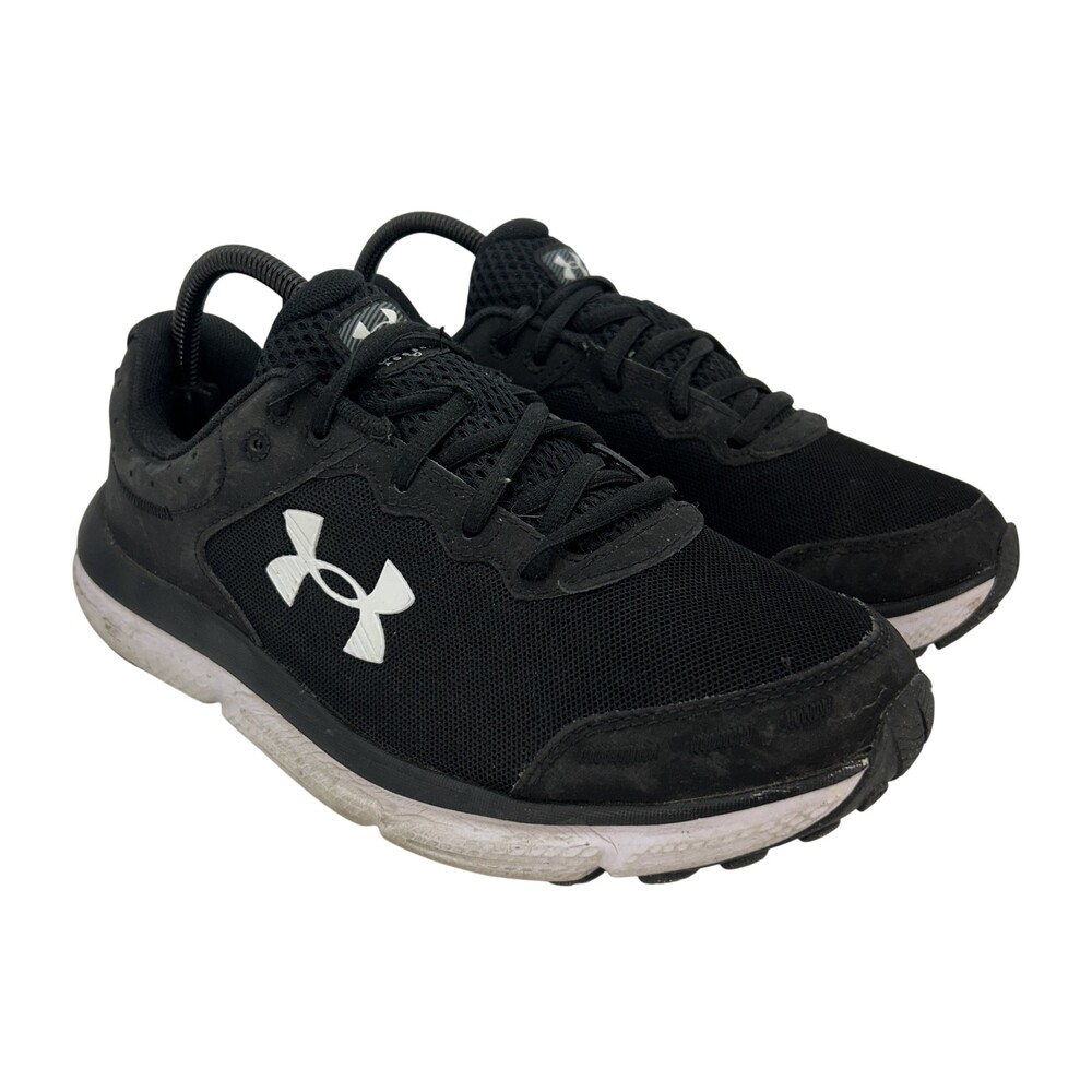Under Armour Charged Assert 10 Shoes Unisex Size 10 Black Sneakers 3026180-001